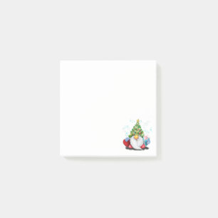 Weihnachts-Gnome mit Geschenkartikeln Sticky Notes Post-it Klebezettel