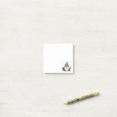 Weihnachts-Gnome mit Geschenkartikeln Sticky Notes Post-it Klebezettel (Auf Schreibtisch)