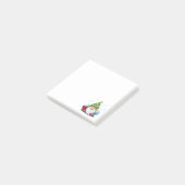 Weihnachts-Gnome mit Geschenkartikeln Sticky Notes Post-it Klebezettel (angewinkelt)