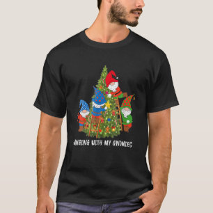 Weihnachts-Gnome mit meinem Gnome-Sonnenbaum T-Shirt