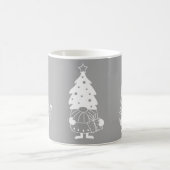 Weihnachts Gnome moderne Skandi Dekoration Kaffeetasse (Mittel)