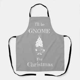 Weihnachts Gnome moderne Skandi Dekoration Schürze