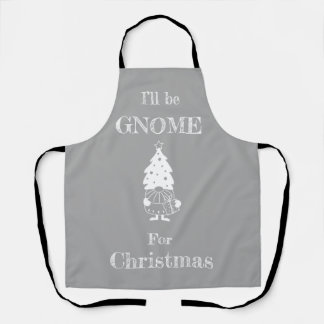 Weihnachts Gnome moderne Skandi Dekoration Schürze