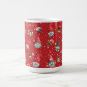 Weihnachts-Gnome-Muster 15 oz Klassische Tasse (Mittel)