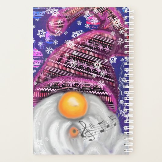 Weihnachts-Gnome-Planer Planer (Rückseite)