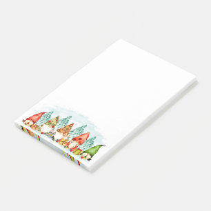 Weihnachts-Gnome Post-it-Notizen Post-it Klebezettel