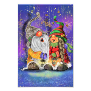 Weihnachts-Gnome Poster