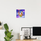 Weihnachts-Gnome Poster (Heimbüro)