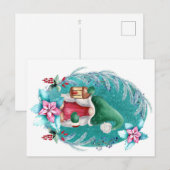Weihnachts-Gnome-Postkarte - Adventure Holiday Postkarte (Vorne/Hinten)