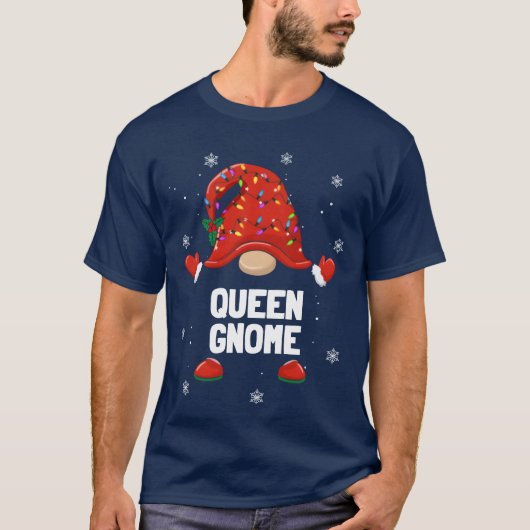 Weihnachts Gnome Queen Gnome Familie Weihnachten l T-Shirt (Vorderseite)