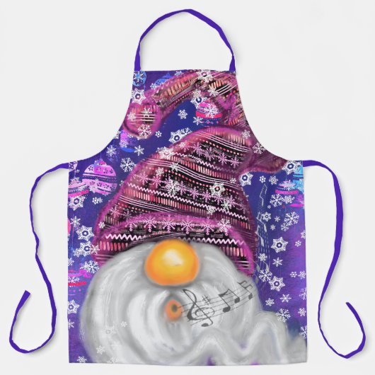 Weihnachts-Gnome-Schürze Schürze (Vorderseite)