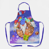 Weihnachts-Gnome-Schürze Schürze (Vorderseite)
