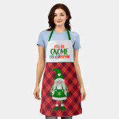 Weihnachts-Gnome-Schürze Schürze (Getragen)