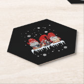 Weihnachts-Gnome Shirt Rote Nomenklatur Nähmaschin Untersetzer (angewinkelt)