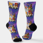Weihnachts-Gnome-Socken Socken (Gewinkelt)