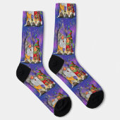 Weihnachts-Gnome-Socken Socken (Rechts)