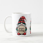 Weihnachts-Gnome-Tasse der Jahreszeit Kaffeetasse (Links)