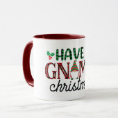 Weihnachts-Gnome-Tasse Tasse (Vorderseite Links)