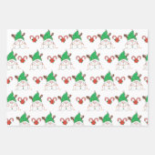 Weihnachts-Gnome und Candy Cane Geschenk Geschenkpapier Set (Vorderseite)