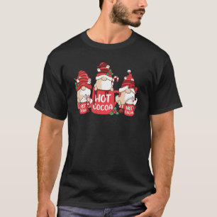 Weihnachts-Gnome und heiße Kakao T-Shirt