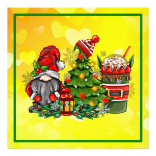 Weihnachts-Gnome-Veröffentlichung Fotodruck