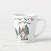 Weihnachts Gnome Wasserfarbe Licht Shine Stangen B Milchtasse (Rechts)
