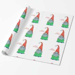 Weihnachts-Gnome-Wrapping Geschenkpapier