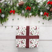 Weihnachts-Gnome-Wrapping Papier Set 3