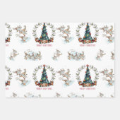 Weihnachts-Gnome-Wrapping Papier Set 3 (Vorderseite)