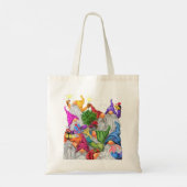Weihnachts-Gnomen Tote-Tag-Feier Tragetasche (Rückseite)