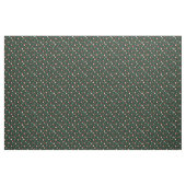 Weihnachts-Gnomenurlaub dunkelgrün Stoff (Yard (91,4 cm))