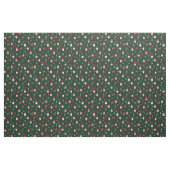 Weihnachts-Gnomenurlaub dunkelgrün Stoff (Fat Quarter (45,7 x 55,9 cm))