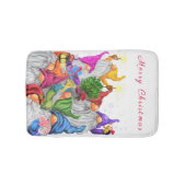 Weihnachts-Gnomes Bath Mat-Geschenk Badematte (Vorderseite)