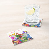 Weihnachts-Gnomes-Paper-Untersetzer Rechteckiger Pappuntersetzer (Vor Ort)