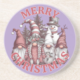 Weihnachts-Gnomes-Untersetzer Getränkeuntersetzer