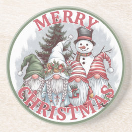 Weihnachts-Gnomes-Untersetzer Getränkeuntersetzer
