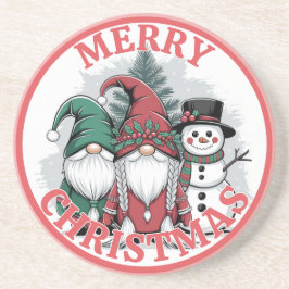 Weihnachts-Gnomes-Untersetzer Getränkeuntersetzer