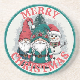 Weihnachts-Gnomes-Untersetzer Getränkeuntersetzer