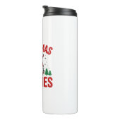 Weihnachts-Gnomies-Feiertags-Gnom-Design Thermosbecher (Nach rechts gedreht)