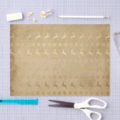 Weihnachts-Gold-Foil-Rentier und Schneeflocke Seidenpapier (Handwerk)