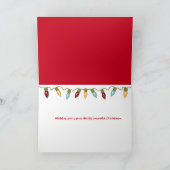 Weihnachts-Gold Karte (Innenseite)