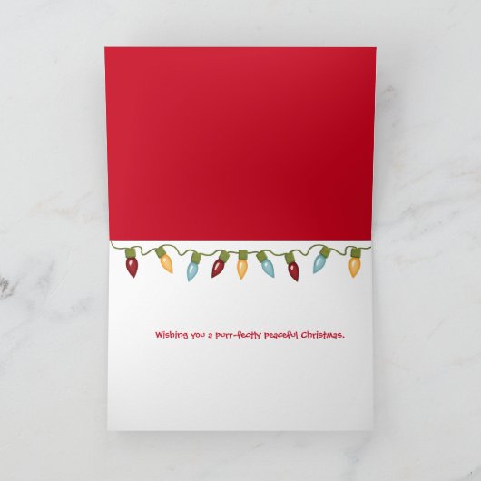 Weihnachts-Gold Karte (Innenseite)