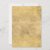 Weihnachts-Gold-Party Einladung (Rückseite)