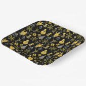 Weihnachts-Gold Santa Snowman-Strumpf-Geschenkmust Pappteller (Gewinkelt)