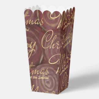 Weihnachts-Gold-Swirls-Geschenk-Schachteln Geschenkschachtel