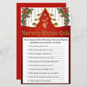 Weihnachts Gold Tree Kinderzimmer Rhyme Quiz Babyd (Vorne/Hinten)