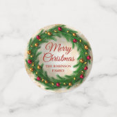 Weihnachts Gold Winter Sparkle Festlicher Winter Konfetti (Klein Vorderseite)