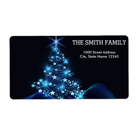 Weihnachts-Goldbaum mit schwarzem Hintergrund (Vorne)