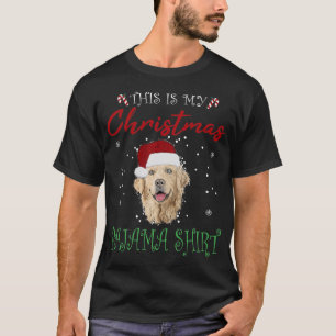 Weihnachts Golden Retriever Geschenk Pajama Doppy T-Shirt