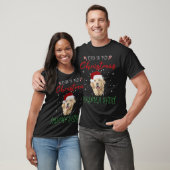 Weihnachts Golden Retriever Geschenk Pajama Doppy  T-Shirt (Unisex)